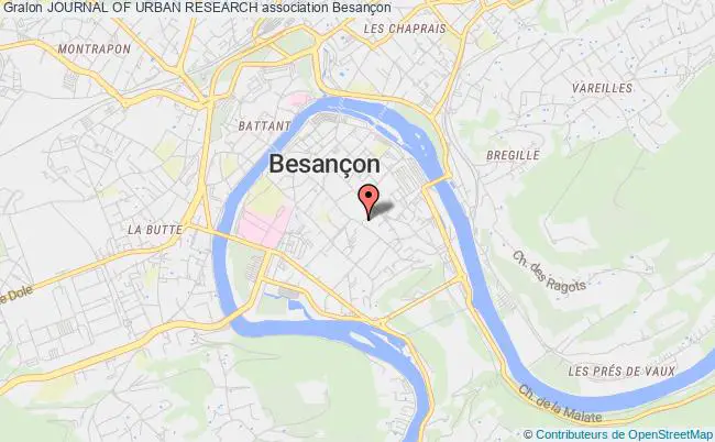 plan association Journal Of Urban Research Besançon