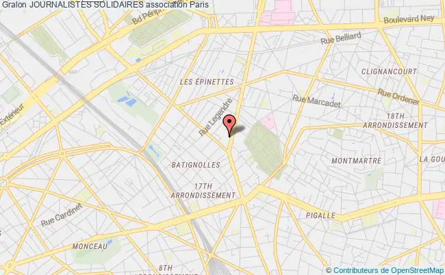 plan association Journalistes Solidaires Paris