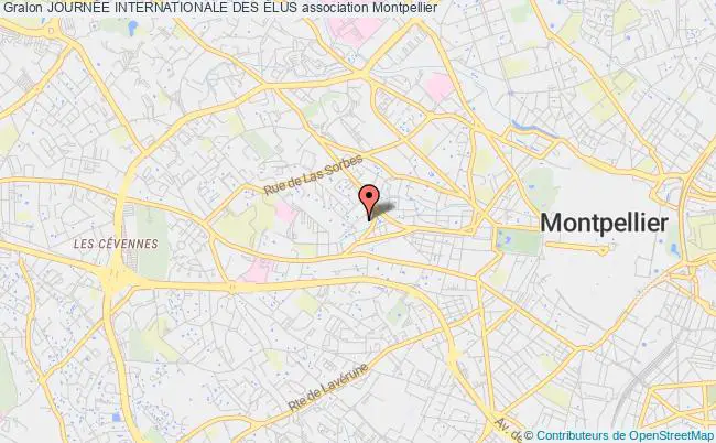 plan association JournÉe Internationale Des Élus Montpellier