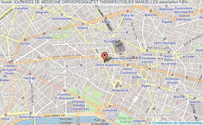 plan association Journees De Medecine Orthopedique Et Therapeutiques Manuelles Paris