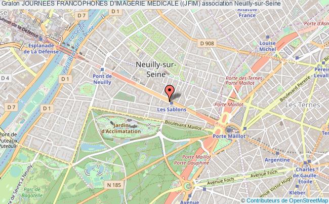 plan association Journees Francophones D'imagerie Medicale ((jfim) Neuilly-sur-Seine