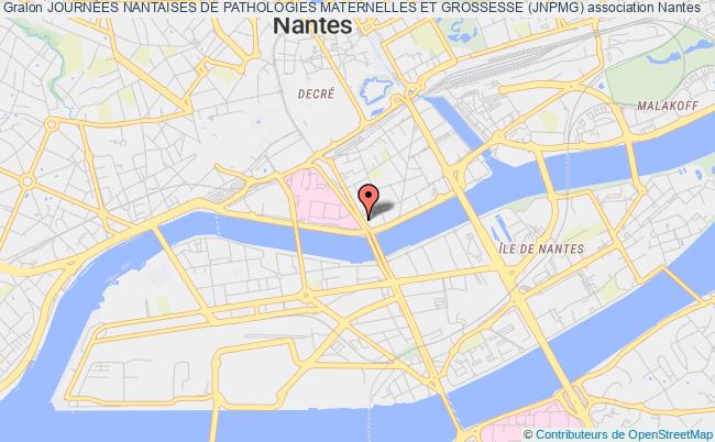 plan association JournÉes Nantaises De Pathologies Maternelles Et Grossesse (jnpmg) Nantes