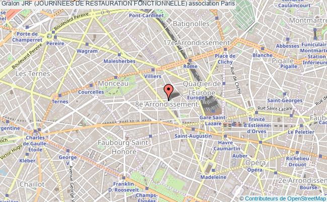 plan association Jrf (journnees De Restauration Fonctionnelle) Paris 8e