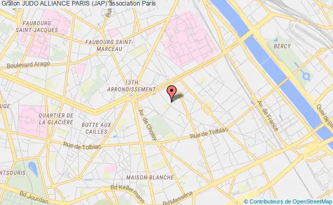 plan association Judo Alliance Paris (jap) Paris