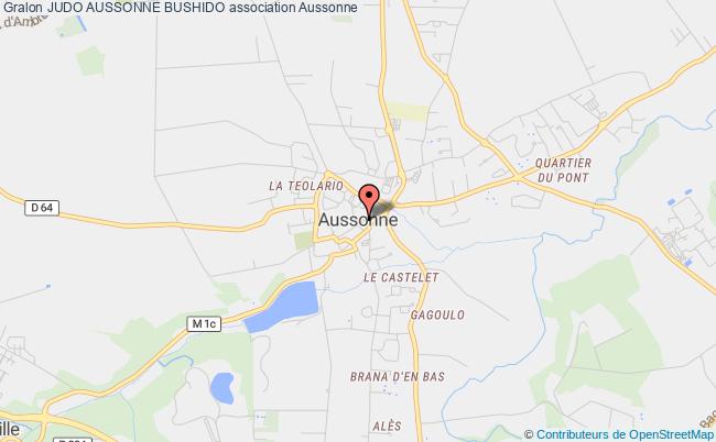 plan association Judo Aussonne Bushido Aussonne