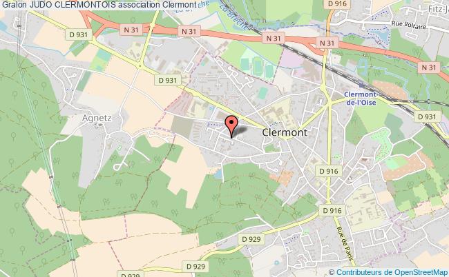 plan association Judo Clermontois Clermont