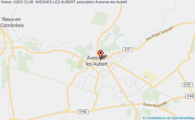 plan association Judo Club  Avesnes-lez-aubert Avesnes-les-Aubert