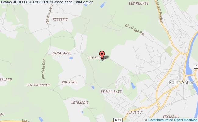 plan association Judo Club Asterien Saint-Astier