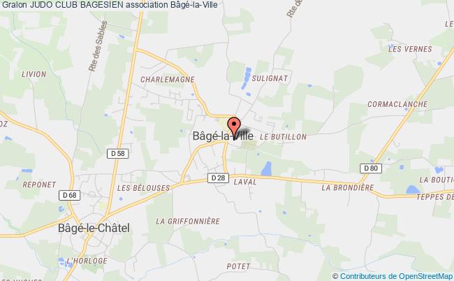plan association Judo Club Bagesien Bâgé-la-Ville