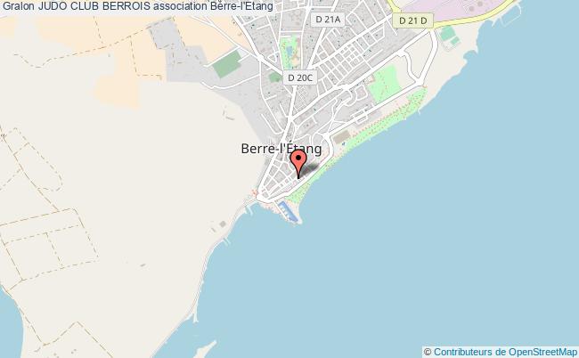 plan association Judo Club Berrois Berre-l'Étang