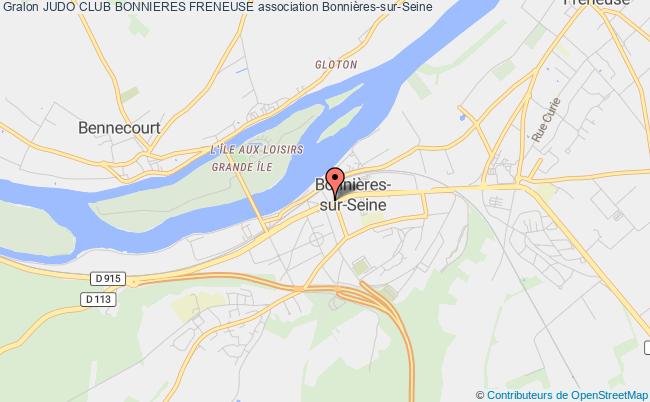 plan association Judo Club Bonnieres Freneuse Bonnières-sur-Seine