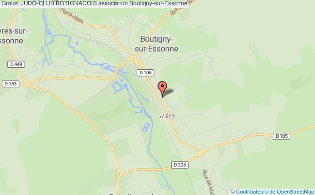plan association Judo-club Botignacois Boutigny-sur-Essonne