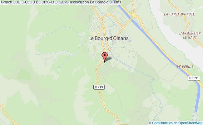 plan association Judo-club Bourg-d'oisans Bourg-d'Oisans