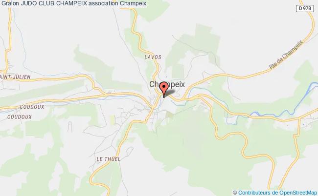 plan association Judo Club Champeix Champeix