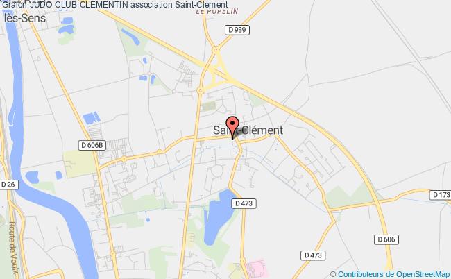 plan association Judo Club Clementin Saint-Clément
