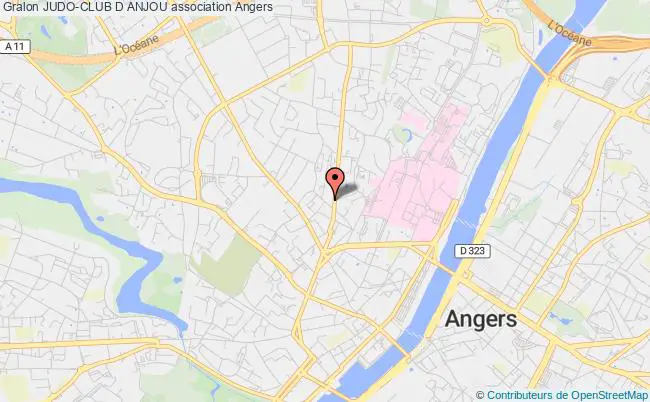 plan association Judo-club D Anjou Angers