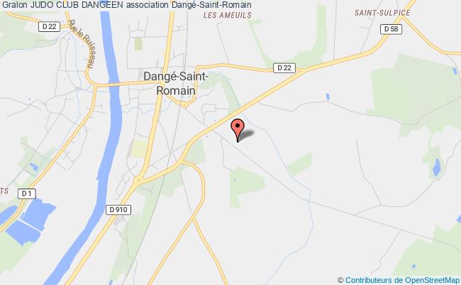 plan association Judo Club Dangeen Dangé-Saint-Romain