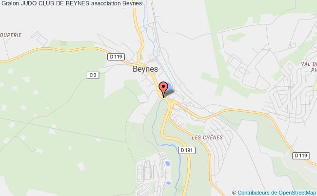 plan association Judo Club De Beynes Beynes