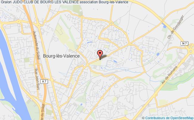 plan association Judo Club De Bourg Les Valence Bourg-lès-Valence