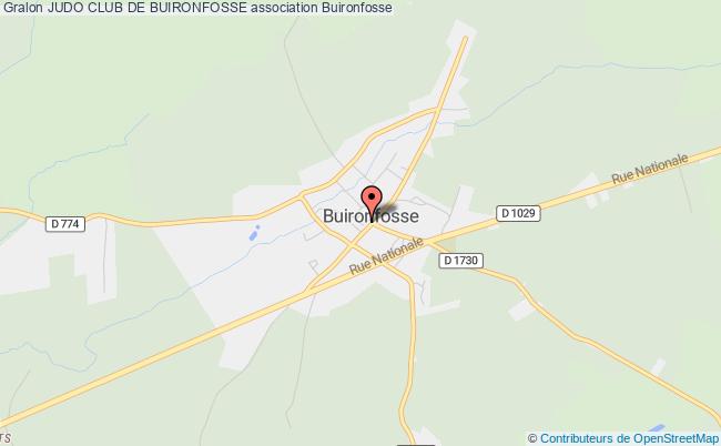 plan association Judo Club De Buironfosse Buironfosse