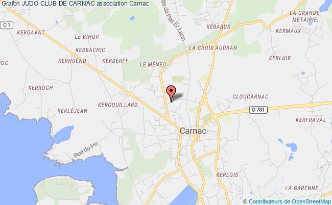 plan association Judo Club De Carnac Carnac