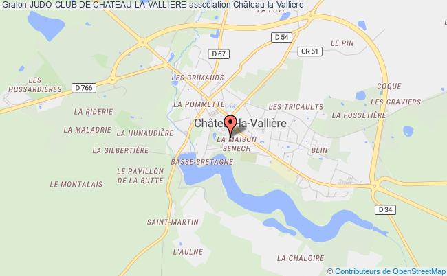 plan association Judo-club De Chateau-la-valliere Château-la-Vallière