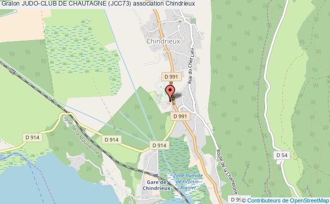plan association Judo-club De Chautagne (jcc73) Chindrieux