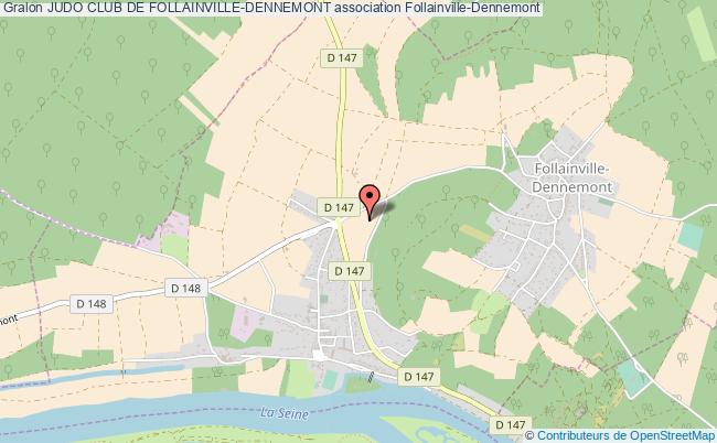 plan association Judo Club De Follainville-dennemont Follainville-Dennemont