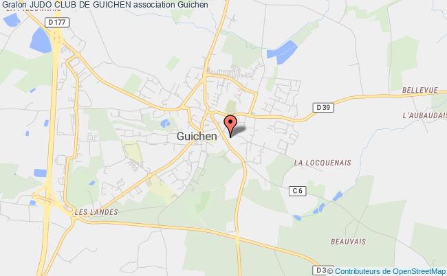 plan association Judo Club De Guichen Guichen