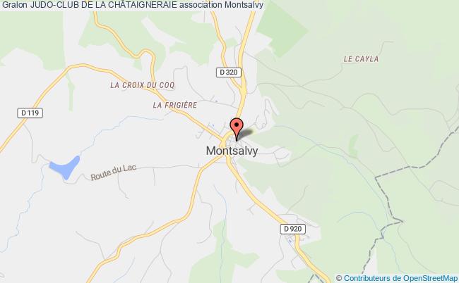 plan association Judo-club De La ChÂtaigneraie MONSALVY