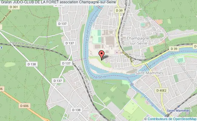 plan association Judo-club De La Foret Champagne-sur-Seine