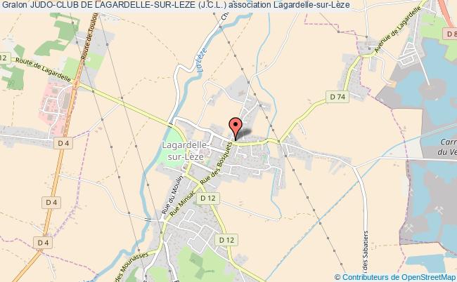 plan association Judo-club De Lagardelle-sur-leze (j.c.l.) Lagardelle-sur-Lèze