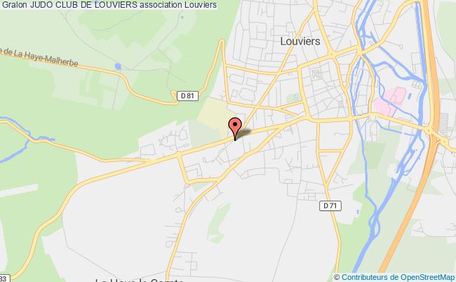 plan association Judo Club De Louviers Louviers