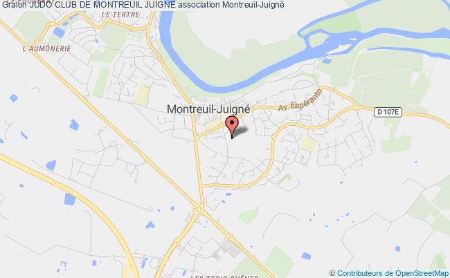 plan association Judo Club De Montreuil Juigne Montreuil-Juigné