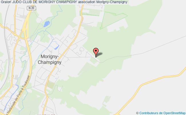 plan association Judo Club De Morigny Champigny Morigny-Champigny
