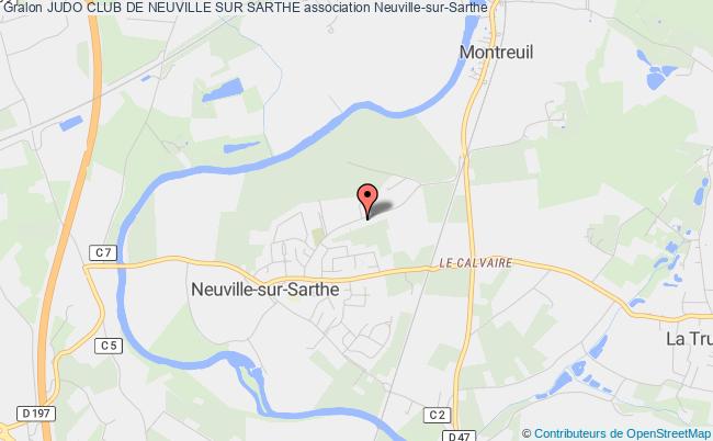plan association Judo Club De Neuville Sur Sarthe Neuville-sur-Sarthe