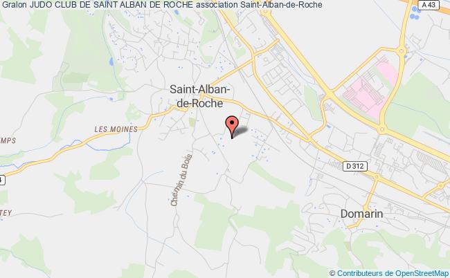 plan association Judo Club De Saint Alban De Roche Saint-Alban-de-Roche