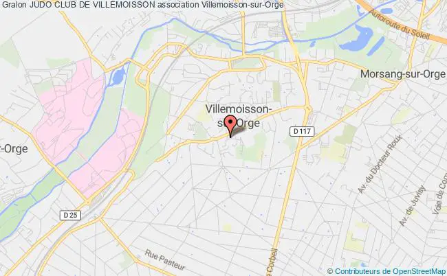 plan association Judo Club De Villemoisson Villemoisson-sur-Orge