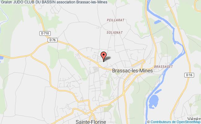 plan association Judo Club Du Bassin Brassac-les-Mines