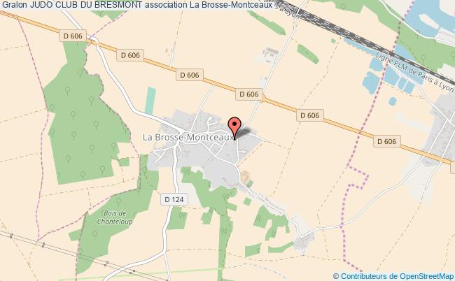 plan association Judo Club Du Bresmont La    Brosse-Montceaux