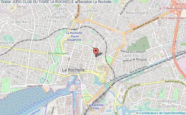 plan association Judo Club Du Tigre La Rochelle La Rochelle
