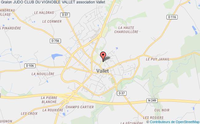 plan association Judo Club Du Vignoble Vallet Vallet