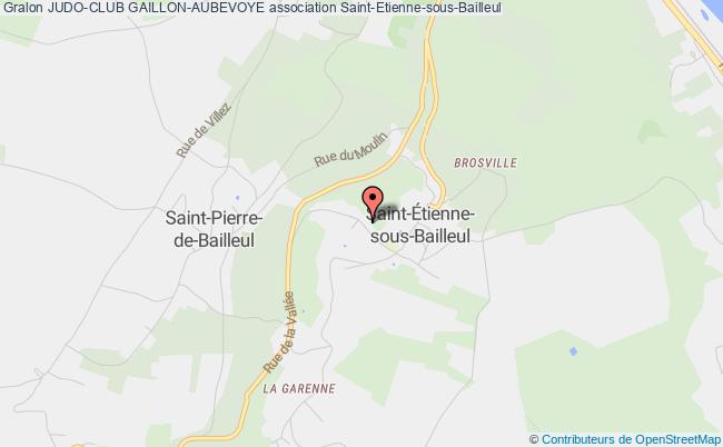 plan association Judo-club Gaillon-aubevoye Saint-Étienne-sous-Bailleul