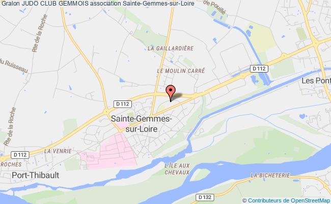 plan association Judo Club Gemmois Sainte-Gemmes-sur-Loire