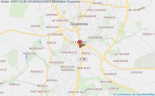 plan association Judo Club Gouesnousien Gouesnou