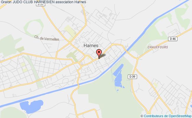 plan association Judo Club Harnesien Harnes