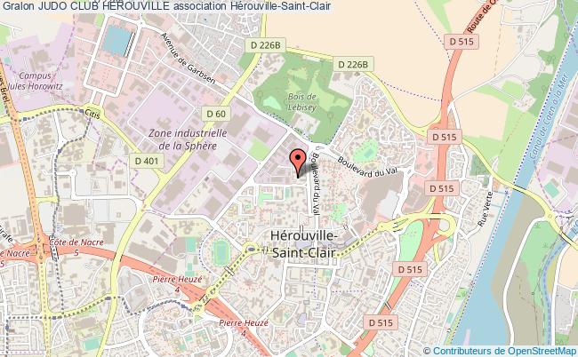 plan association Judo Club Herouville Hérouville-Saint-Clair