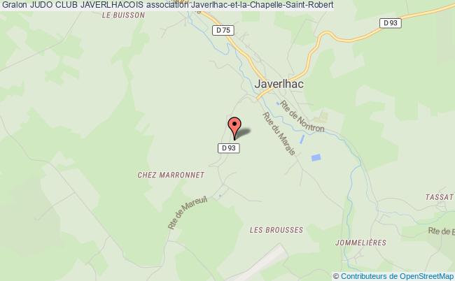 plan association Judo Club Javerlhacois Javerlhac-et-la-Chapelle-Saint-Robert