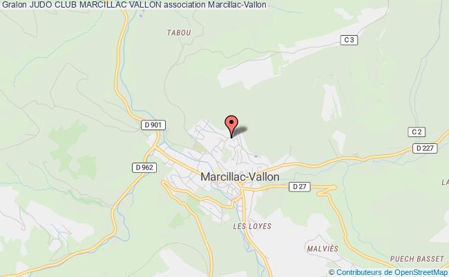 plan association Judo Club Marcillac Vallon Marcillac-Vallon