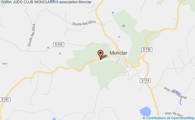 plan association Judo Club Monclarais Monclar